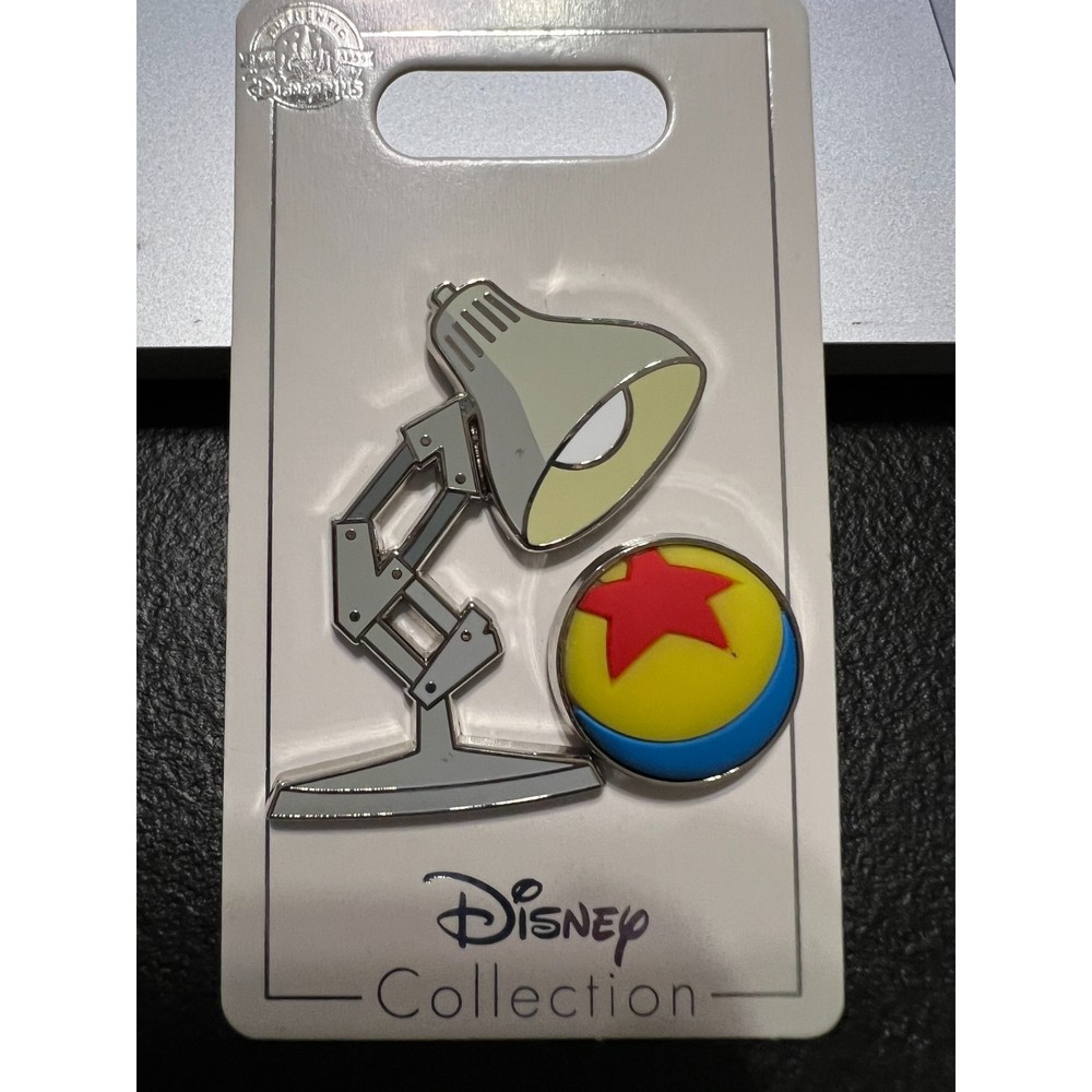 Pixar Lamp Luxo Ball Pin Set Disney Pin Trading New On Card